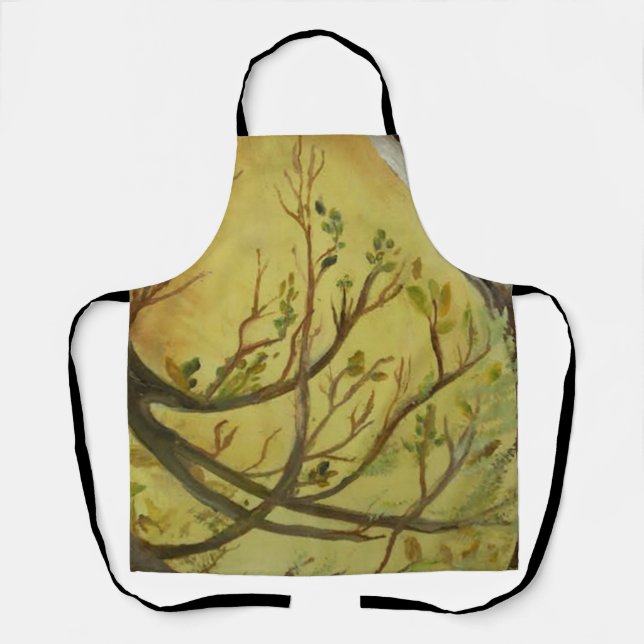Tree old branches All-Over Print Apron (Front)