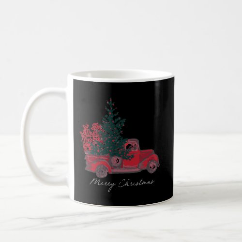 Tree On Car Xmas Vacation Vintage Wagon Christmas  Coffee Mug