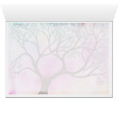 Tree on Vellum with Watercolor Background (Inside Horizontal (Bottom))
