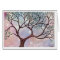 Tree on Vellum with Watercolor Background