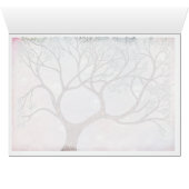 Tree on Vellum with Watercolor Background (Inside Horizontal (Bottom))