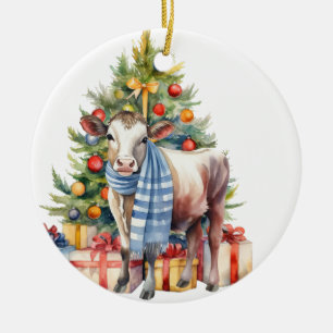 Tree Ornament with calf Ornament