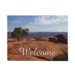 Tree Out of Red Rocks at Canyonlands National Park Doormat