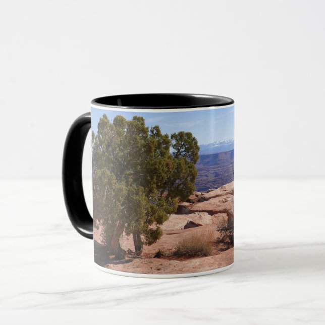 Tree Out of Red Rocks II at Canyonlands Mug (Front Left)
