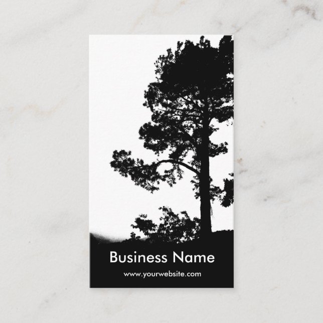 Tree Over Hill/Spiritual Strength © Business Card (Front)