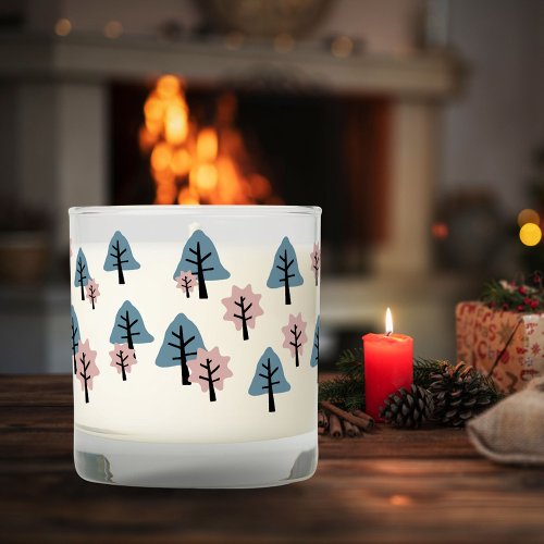 Tree Pastel Pink Blue Cookie Bell Star Christmas  Scented Candle