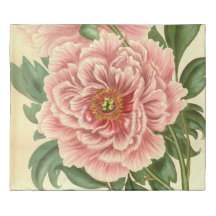 Tree Peony King Duvet Cover