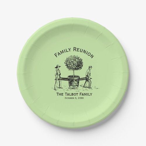 Tree Personalized Family Reunion Paper Plates 2