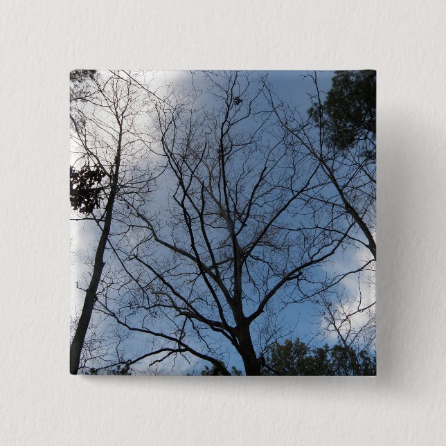 Tree Pinback Button (Front)