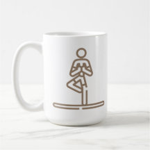Tree Pose, Calm And Focused, Yoga Cool, White