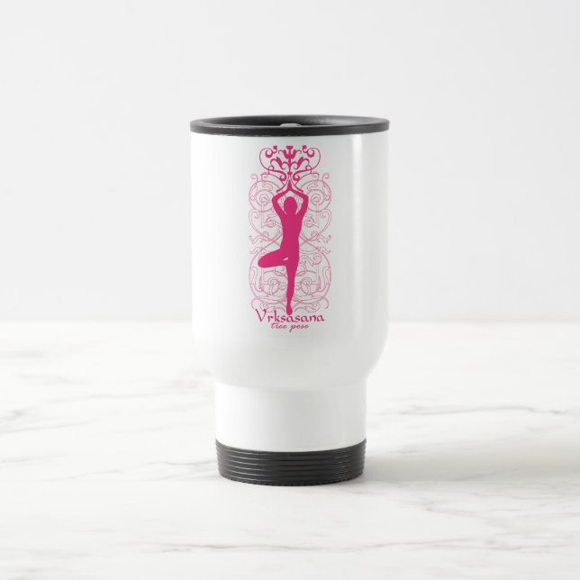 Tree Pose Travel Mug (Center)