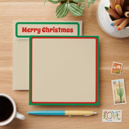 Tree Presents Personalized Christmas Cats Envelope