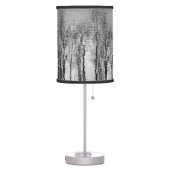 Tree Reflections Abstract Table Lamp (Left)