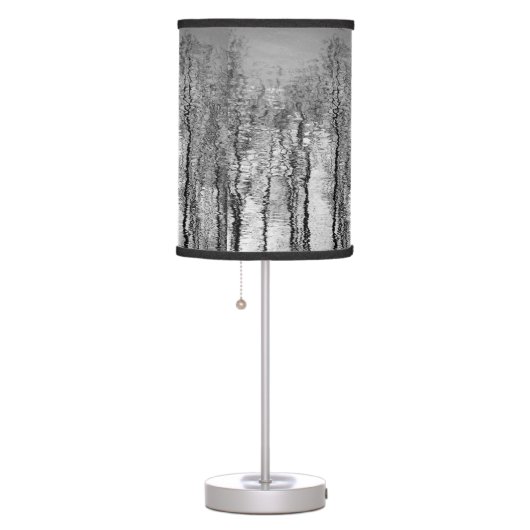Tree Reflections Abstract Table Lamp (Right)