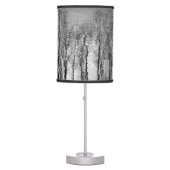 Tree Reflections Abstract Table Lamp (Front)