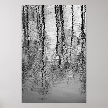 Tree reflections poster