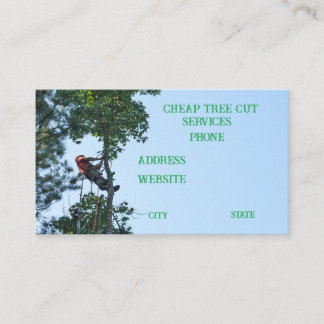 Tree Removal Services Business Card