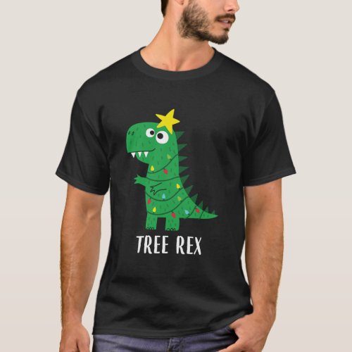Tree Rex Christmas Long Sleeve Shirt Dinosaur Chri