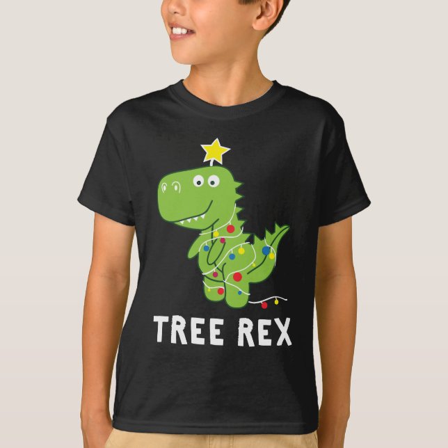 Tree Rex Christmas t-shirt (Front)