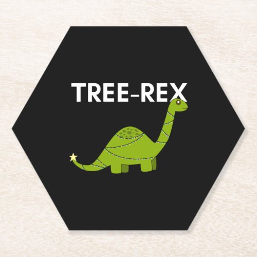 Tree_Rex Christmas Tree   Paper Coaster