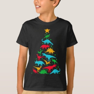 Tree Rex Dinosaur Dino Tree Christmas Tree Funny  T-Shirt