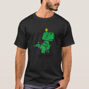 Tree Rex Rex Christmas Tyrannosaurus Dino T-Shirt