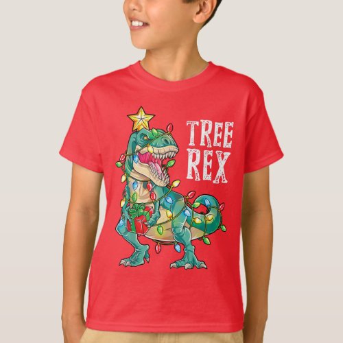 Tree Rex Shirt Christmas T_Rex Christmas Dinosaur