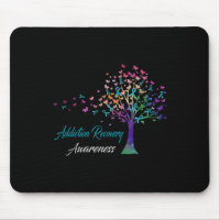 Tree Ribbon Addiction Recovery Awareness Comfort C