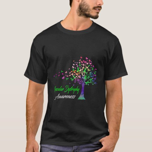 Tree Ribbon Muscular Dystrophy Awareness T_Shirt