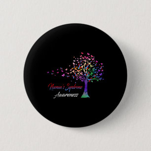 Tree Ribbon Noonan's Syndrome Awareness  Button