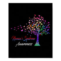 Tree Ribbon Noonan's Syndrome Awareness Poster