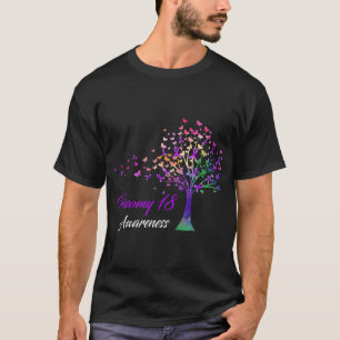 Tree Ribbon Trisomy 18 Awareness T-Shirt