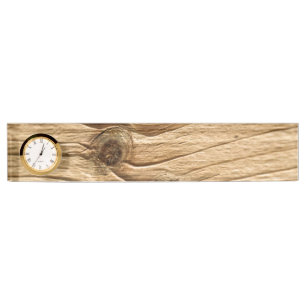 Tree Rings 3 Desk Name Plate