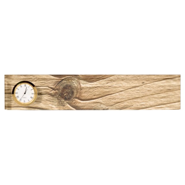 Tree Rings 3 Desk Name Plate (Front)
