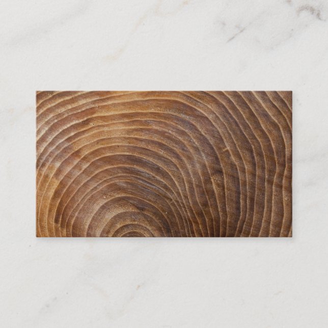 Tree rings business card (Front)