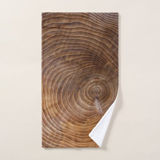 Tree rings hand towel  (Hand Towel)