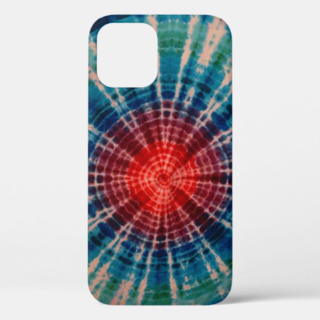 Tree Rings Tie Dye PhatDyes Case-Mate iPhone Case (Back)