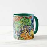 Tree Roots (1890) Vincent Van Gogh botanical art Mug<br><div class="desc">Immerse yourself in Vincent van Gogh's Tree Roots (1890) colorful tree garden painting while you have your cup of morning coffee, your afternoon tea, or your nighttime hot chocolate in Van Gogh's colourful plants roots botanical painting fine art mug. This elegant Impressionist drinking mug sparkles with class and ageless beauty....</div>