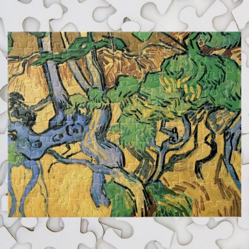 Tree Roots and Trunks by Vincent van Gogh Jigsaw Puzzle