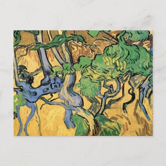 Tree Roots and Trunks by Vincent van Gogh Postcard (Front)