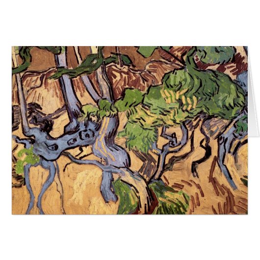 Tree Roots and Trunks (F816)Van Gogh Fine Art Cards (Front Horizontal)