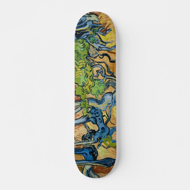 Tree Roots by Vincent van Gogh (July 1890) Skateboard Deck (Front)