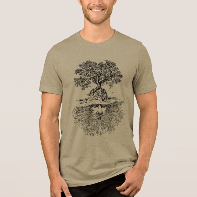 Tree Roots Man Tri-Blend Shirt (Front)