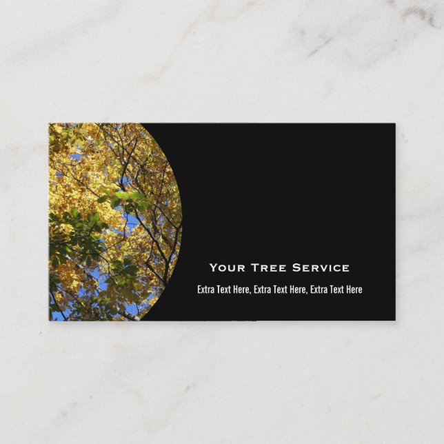 Tree Service Business Card (Front)