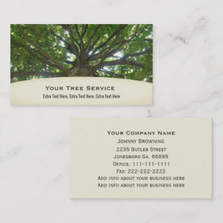 Tree Service Business Card