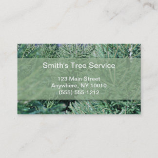 Tree Service Business Card