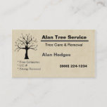 Tree Service Business Card