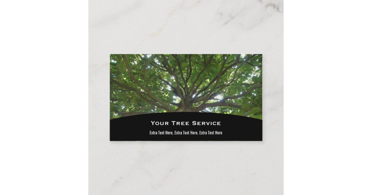 tree service business card zazzlecom