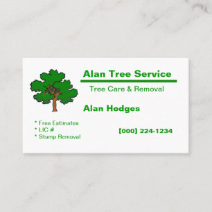 Tree Service Business Card