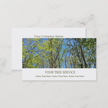 Tree Service Business Card by KELLBELL535 at Zazzle